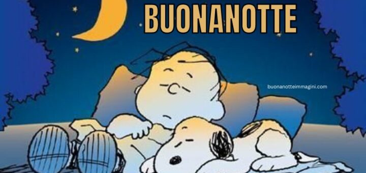 Buonanotte Snoopy Immagini