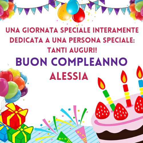Buon Compleanno Alessia