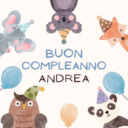 Buon Compleanno Andrea 10