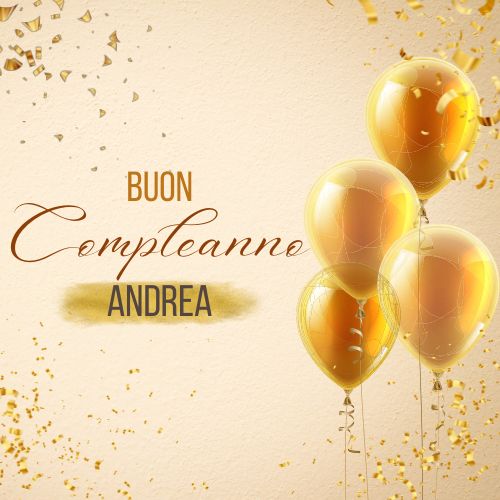 Buon Compleanno Andrea 2