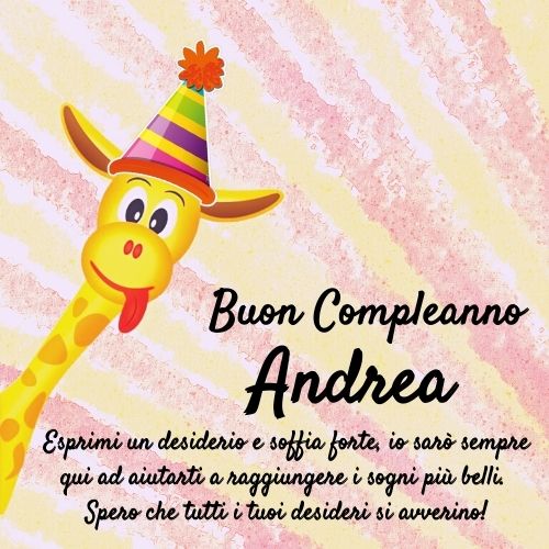 Buon Compleanno Andrea 21