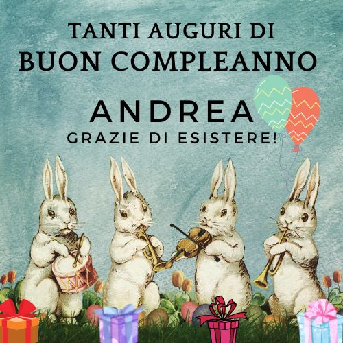 Buon Compleanno Andrea 22