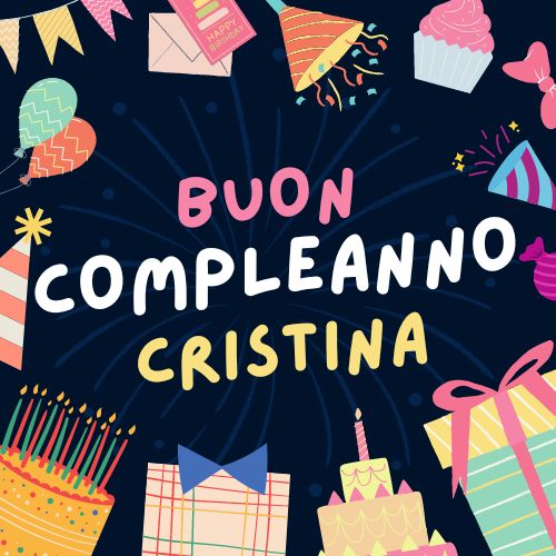 Buon Compleanno Cristina 10
