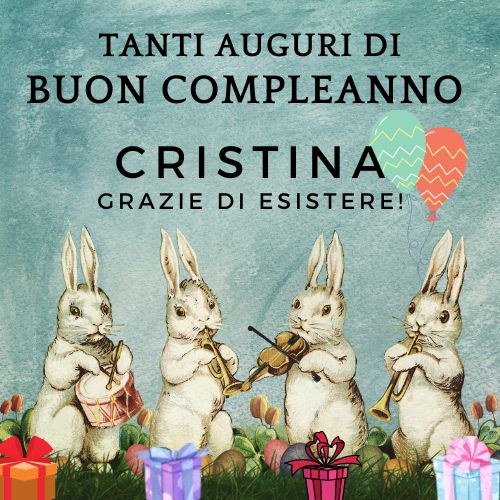 Buon Compleanno Cristina 13