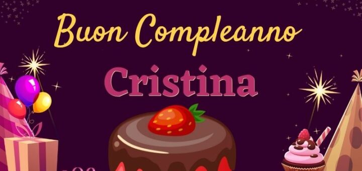 Buon Compleanno Cristina 25