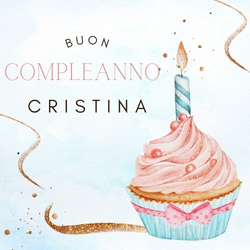 Buon Compleanno Cristina