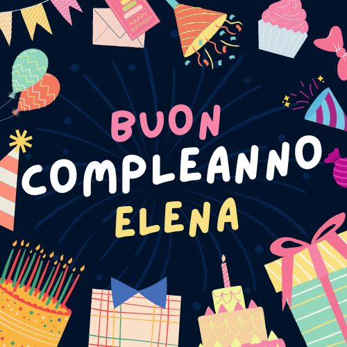 Buon Compleanno Elena 10