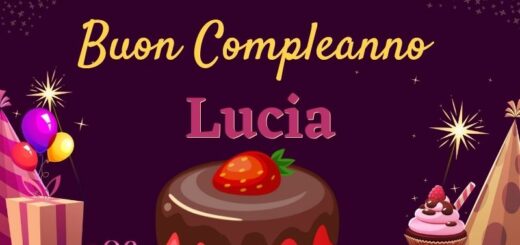 Buon Compleanno Lucia 25