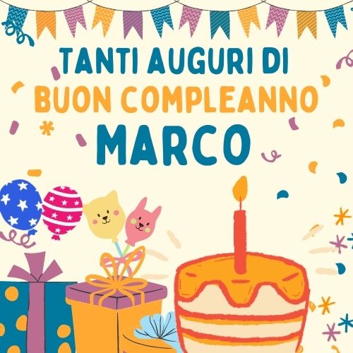 Buon Compleanno Marco 16