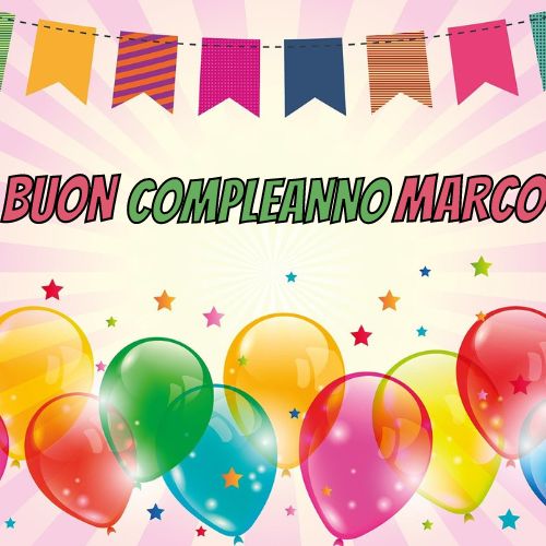 Buon Compleanno Marco