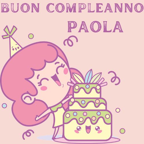 Buon Compleanno Paola 