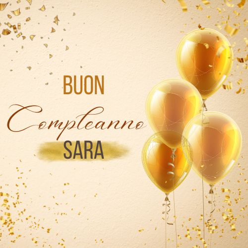 Buon Compleanno Sara 6