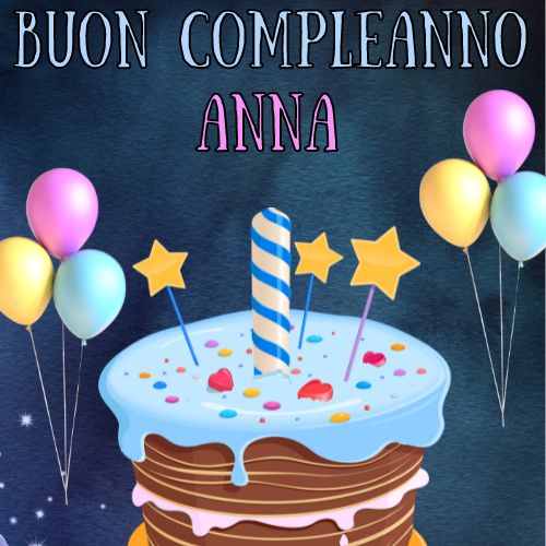 Buon Compleanno Anna