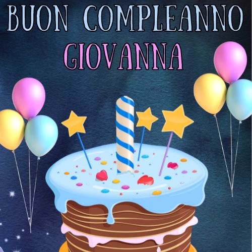 Buon Compleanno Giovanna