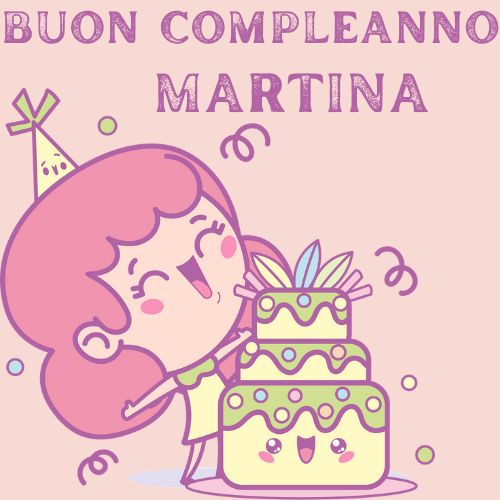 Buon Compleanno Martina