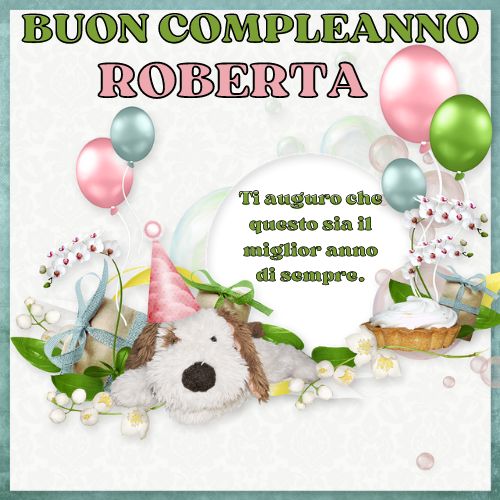 Buon Compleanno Roberta